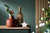 Set di 2 stelle decorative Autentico Ceramica - Bianco