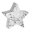 Set di 2 stelle decorative Autentico Ceramica - Bianco