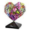 Scultura Cuore Magento Resina sintetica - Multicolore