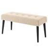 Polsterbank Grayling Strukturstoff Badia: Beige