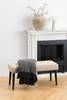 Polsterbank Grayling Strukturstoff Badia: Beige