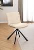 Sedia imbottita Gulstav Beige - Metallo - Tessile - 47 x 85 x 59 cm