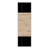 Wandkast Leakon Artisan eikenhouten look/zwart