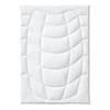 Trapunta di canapa calda Cotone / Canapa - Bianco - 140 x 200 cm