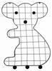 Porte-photos et accroches animal - BEAR Noir - Métal - 39 x 56 x 3 cm