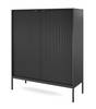 Kommode NOVA SANDS 104x39x125 Schwarz