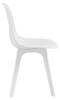 Lot de 4 Chaises Brevik Plastique Blanc