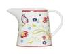 Milch- und Zuckerset Shanti 2er Set Porzellan - 1 x 1 x 1 cm