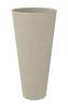 Vase Ricci Blanc - Pierre - 19 x 39 x 19 cm