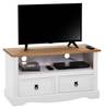 Meuble TV CAMPO Marron - Bois massif - 99 x 55 x 44 cm
