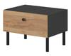 Table de chevet DECO (lot de 2) Beige - Gris - Bois manufacturé - Matière plastique - 57 x 39 x 40 cm