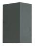 Lampe murale d'extérieur AALBORG Anthracite - Multicolore - Hauteur : 15 cm - Nb d'ampoules : 2