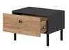 Table de chevet DECO (lot de 2) Beige - Gris - Bois manufacturé - Matière plastique - 57 x 39 x 40 cm