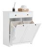 Wäscheschrank BZR33-W Weiß - Breite: 78 cm