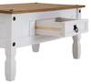 Couchtisch CAMPO Weiß - Massivholz - Holzart/Dekor - 95 x 45 x 50 cm