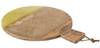 Planche rond alabaster bois jaune 50 cm Jaune - Bois massif - 10 x 10 x 10 cm