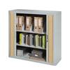 Aktenschrank easyOffice Grau / Buche - Höhe: 104 cm