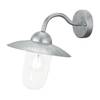 Buitenwandlamp Milton Street II glas/staal - 1 lichtbron