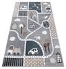 Tapis Fun Strade Pour Enfants, Rue, 120 x 170 cm