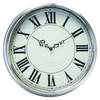 Design Wanduhr THE VINTAGE. Schwarz - Weiß - Glas - 35 x 35 x 9 cm