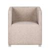 Cocktailsessel Carmen Strukturstoff Beige