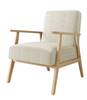 Sessel Retro Cord Poso 100 - Beige