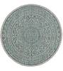 Tapis d'extérieur & intérieur rond Cleo Beige - 120 x 120 cm
