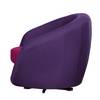 Drehsessel Marvin Webstoff Aubergine/Pink