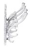 Penderie vintage blanc Penderie vintage blanc - Blanc