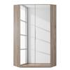 Hoekkast Soala II grof gezaagde eikenhouten look