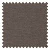 Ecksofa STREAKY BAY mit Longchair Webstoff Caya: Braun - Longchair davorstehend links - Ohne Schlaffunktion - Ohne Hocker