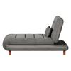 Chaiselongue Energy Webstoff Grau