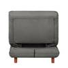 Chaiselongue Energy Webstoff Grau