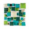 Décoration murale 70 cm Vert - Métal - 70 x 70 x 3 cm