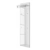 Panneau porte-manteaux Alavere III Blanc - Largeur : 42 cm