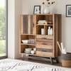 Highboard TAMATI massief pijnboomhout