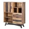 Highboard TAMATI massief pijnboomhout