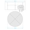 Juteteppich Sues Jute - Beige / Grau