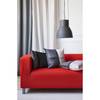Housse de coussin Nalon Tissu - Gris / Crème
