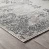 Kurzflorteppich Vintage Mischgewebe - Grau - 160 x 230 cm