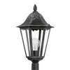 Lanterne Navedo II Verre / Aluminium - 1 ampoule - Noir - Noir