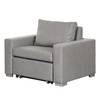 Schlafsessel Latina Basic Webstoff - Stoff Doran: Grau