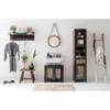 Wandgarderobe Goa Mango teilmassiv - Mango Dunkelbraun