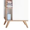 Midischrank Quickset 923 Weiß / Eiche Riviera Dekor