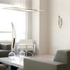 Hanglamp Wave by Näve zilverkleurig metaal