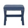 Polsterhocker Palmer Navy