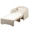 Schlafsessel Disley Webstoff Beige - Textil - 90 x 84 x 84 cm