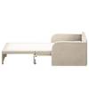 Schlafsessel Disley Webstoff Beige - Textil - 90 x 84 x 84 cm