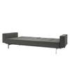 Schlafsofa Splitback III Webstoff - Dunkelgrau