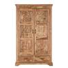 Schrank Bombay Sheesham massiv - Natur